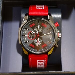 TRUE RELIGION MEN'S WATCH RED BLACK TRUE RELIGION RED BLACK MENS WATCH NEW